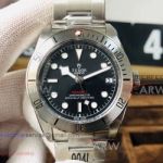 Perfect Replica Tudor Black Bay Steel 41MM Watch - Stainless Steel Bezel Black Face Oyster Bracelet